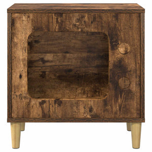 Casa per Gatti Rovere fumé 51 x 30 x 52 cm Legno multistrato 8000658