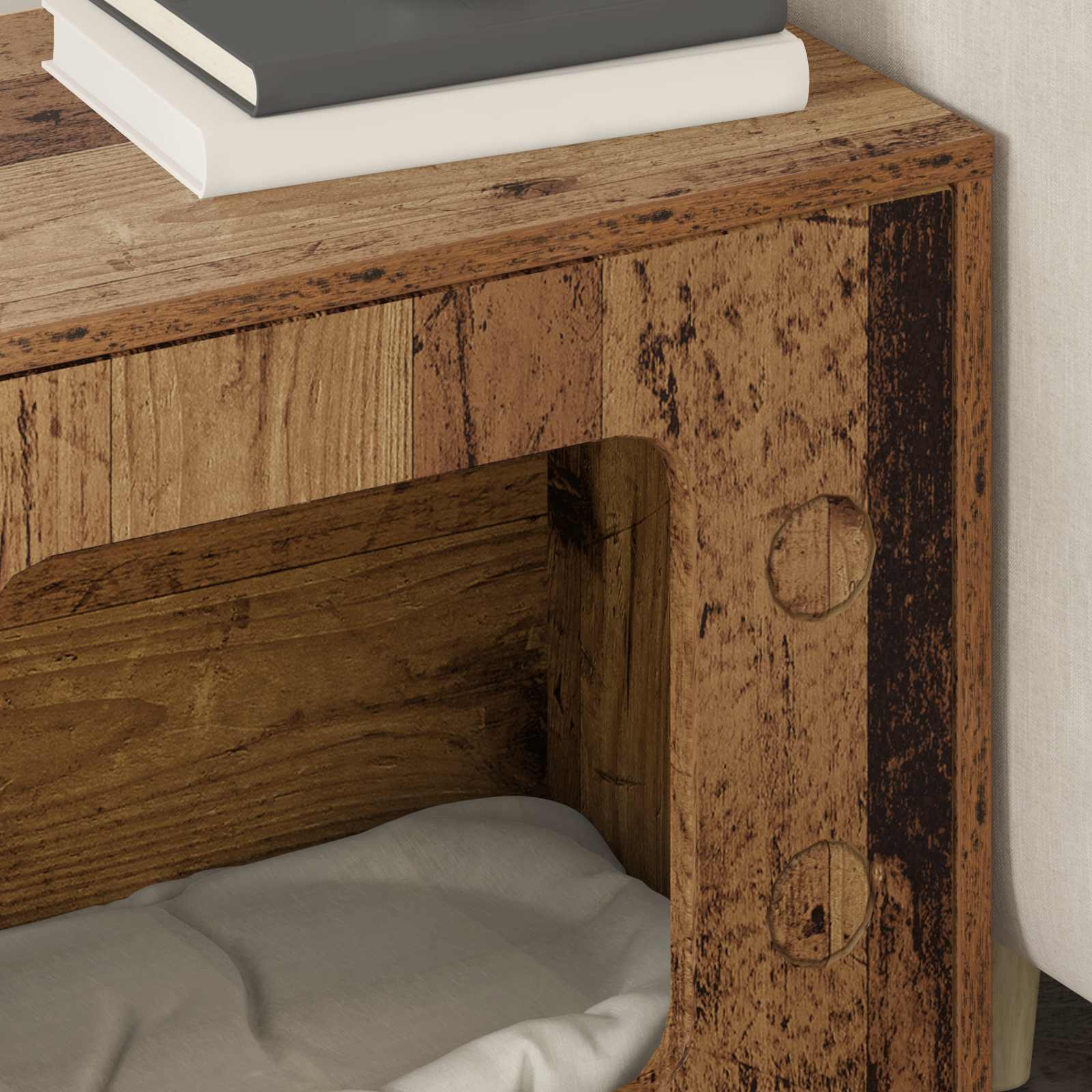 Casa per Gatti Legno vecchio 51 x 30 x 52 cm Legno multistrato 8000660