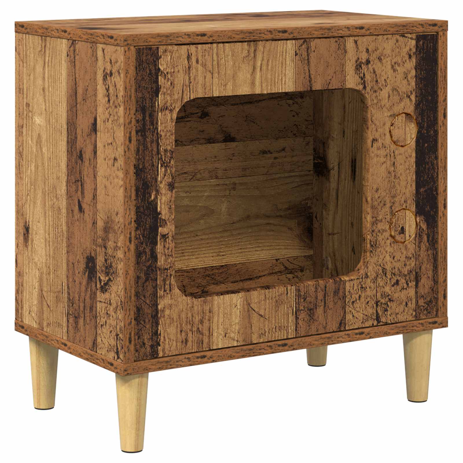 Casa per Gatti Legno vecchio 51 x 30 x 52 cm Legno multistrato 8000660