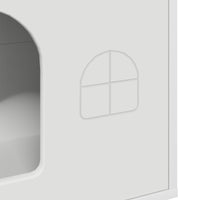 Casa per Gatti Bianco 51 x 30 x 52 cm Legno multistrato 8000662