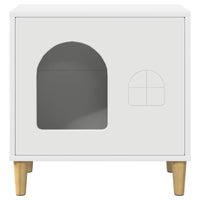 Casa per Gatti Bianco 51 x 30 x 52 cm Legno multistrato 8000662