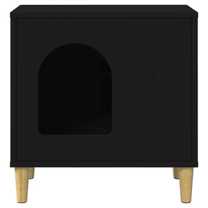 Casa per Gatti Nero 51 x 30 x 52 cm Legno multistrato 8000663