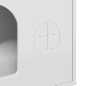 Casa per Gatti Bianco Lucido 51 x 30 x 52 cm Legno multistrato 8000666