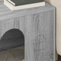 Casa per Gatti Grigio Sonoma 51 x 30 x 52 cm Legno multistrato 8000668