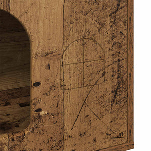 Casa per Gatti Legno vecchio 51 x 30 x 52 cm Legno multistrato 8000669