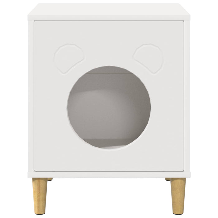 Casa per Gatti Bianco 42,5 x 40 x 53 cm Legno multistrato 8000671