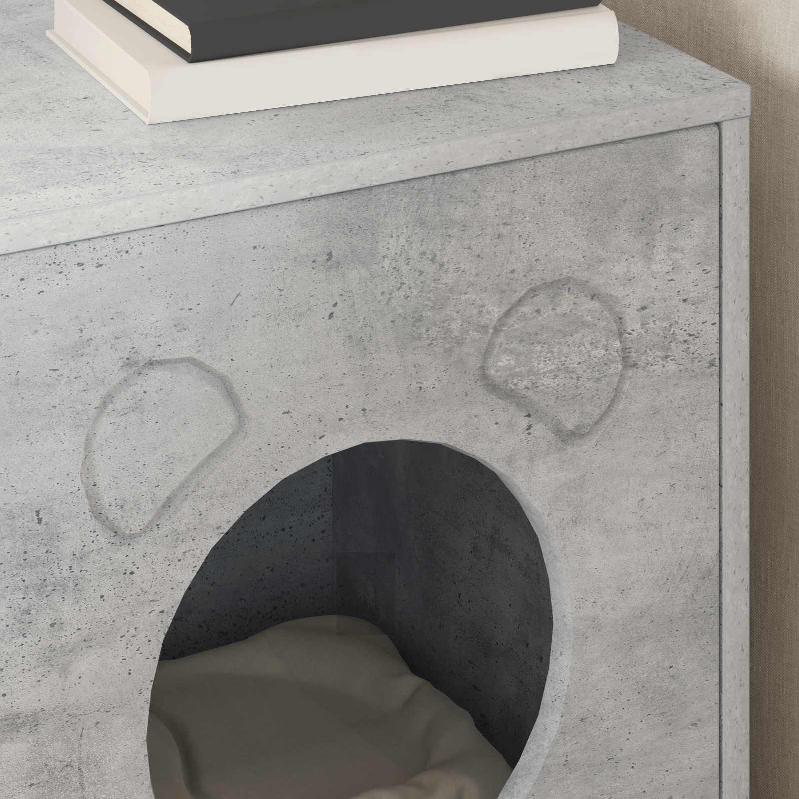 Casa per Gatti Calcestruzzo 42,5 x 40 x 53 cm Legno multistrato 8000674