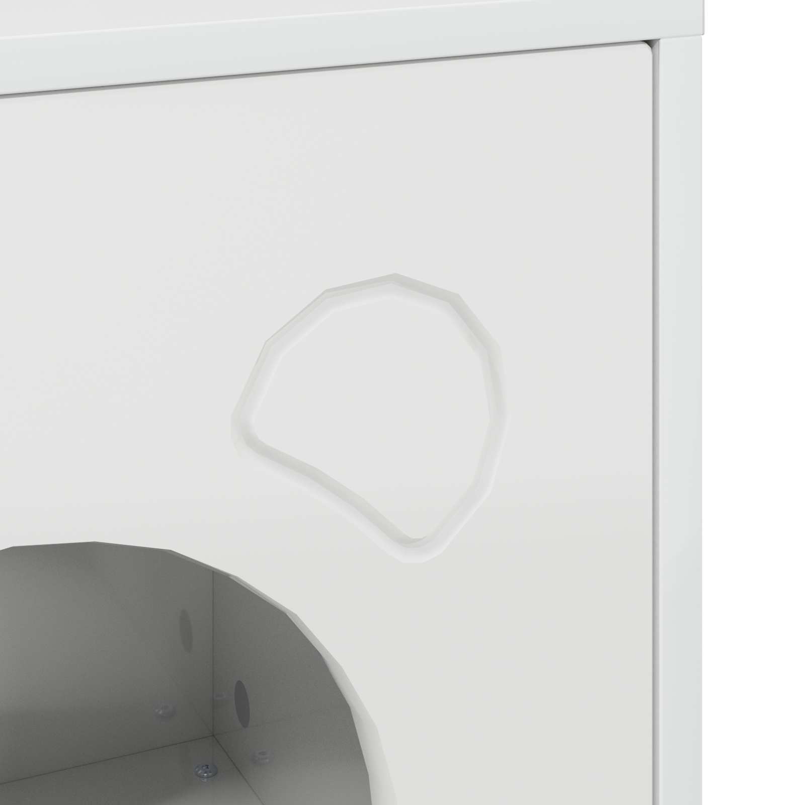 Casa per Gatti Bianco Lucido 42,5 x 40 x 52,5 cm 8000675