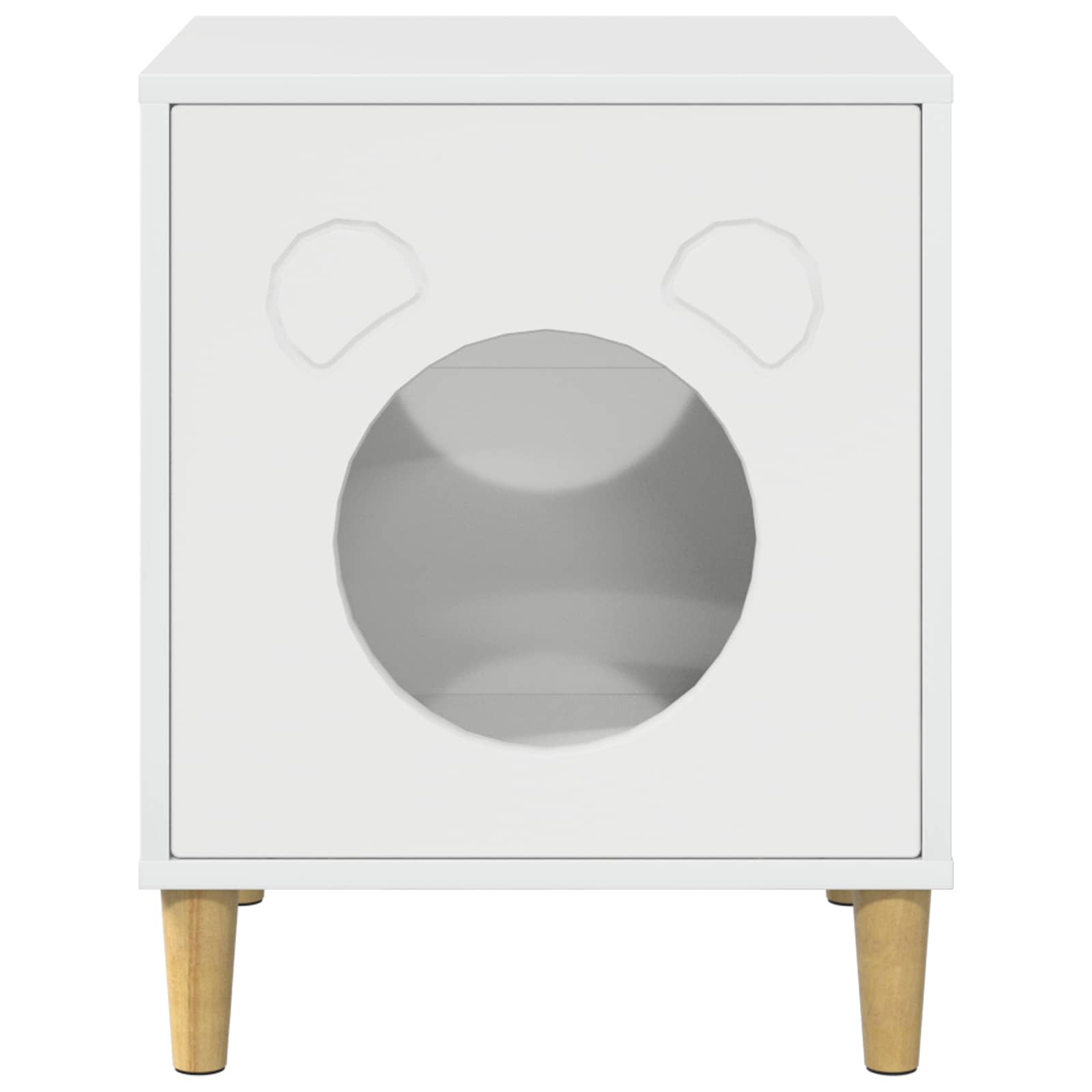 Casa per Gatti Bianco Lucido 42,5 x 40 x 52,5 cm 8000675