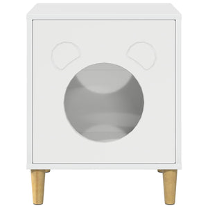 Casa per Gatti Bianco Lucido 42,5 x 40 x 52,5 cm 8000675