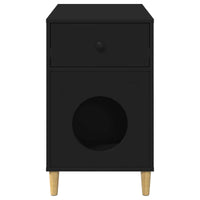 Casa per Gatti Nero 72 x 42.5 x 70 cm Legno multistrato 8000681