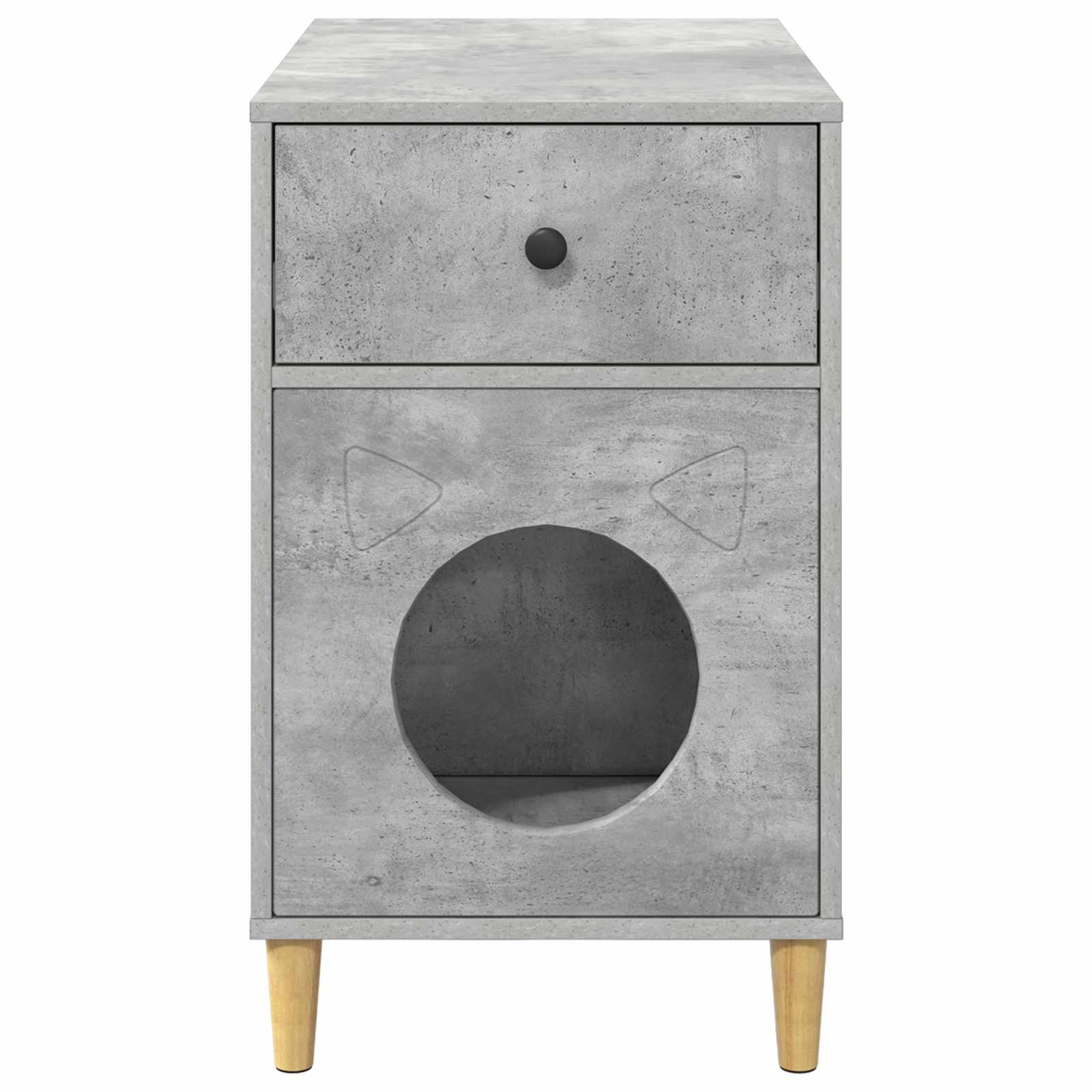 Casa per Gatti Calcestruzzo 72 x 42.5 x 70 cm Legno multistrato 8000683