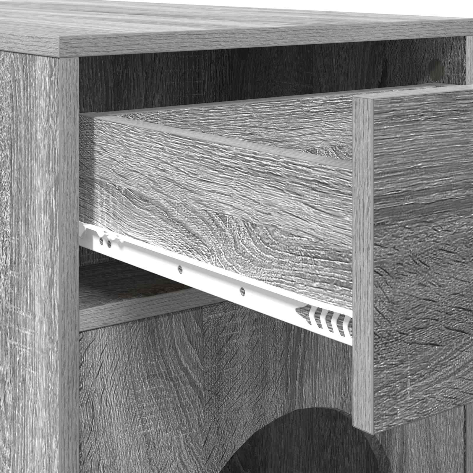 Casa per Gatti Grigio Sonoma 72 x 42.5 x 70 cm 8000686