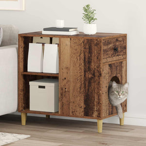 Casa per Gatti Legno vecchio 72 x 42.5 x 70 cm 8000687