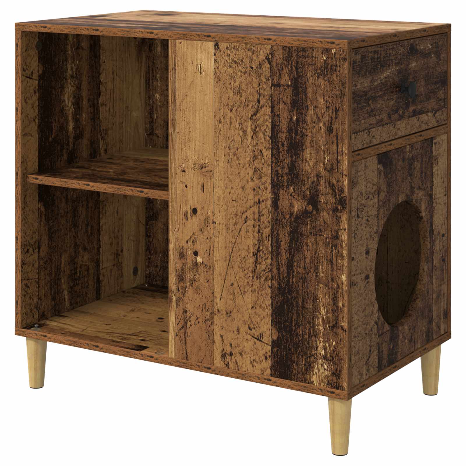 Casa per Gatti Legno vecchio 72 x 42.5 x 70 cm 8000687