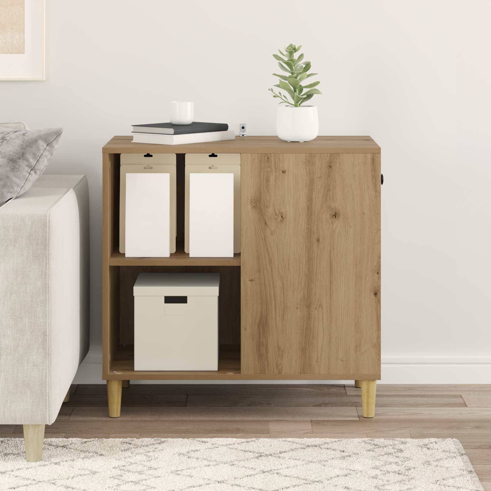 Casa per Gatti Rovere Artigianale 72 x 42.5 x 70 cm 8000688