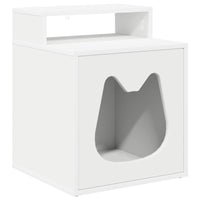 Casa per Gatti Bianco 42.5 x 40 x 52.5 cm Legno multistrato 8000689