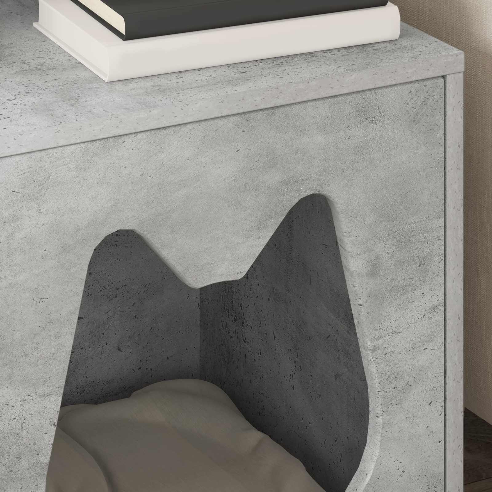 Casa per Gatti Calcestruzzo 42,5 x 40 x 53,5 cm 8000692