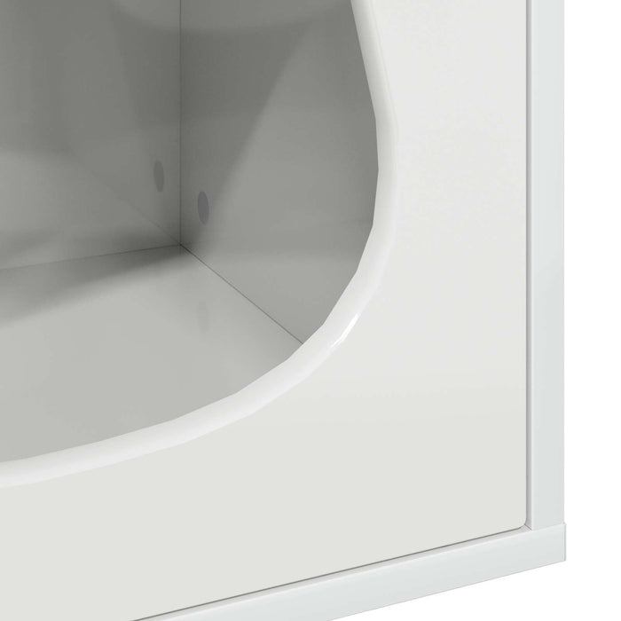 Casa per Gatti Bianco Lucido 42.5 x 40 x 52.5 cm 8000693
