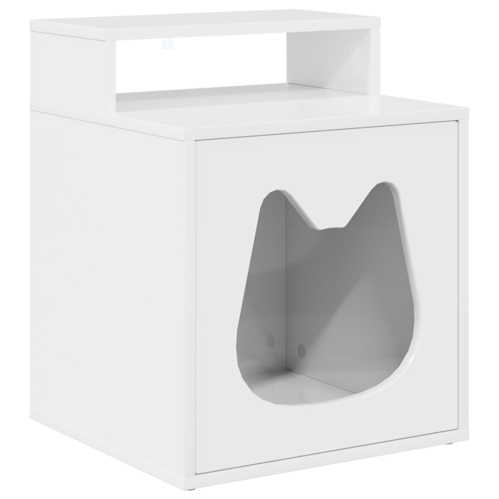 Casa per Gatti Bianco Lucido 42.5 x 40 x 52.5 cm 8000693