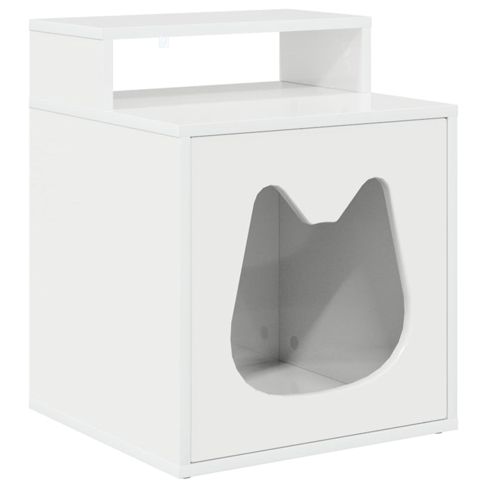 Casa per Gatti Bianco Lucido 42.5 x 40 x 52.5 cm 8000693