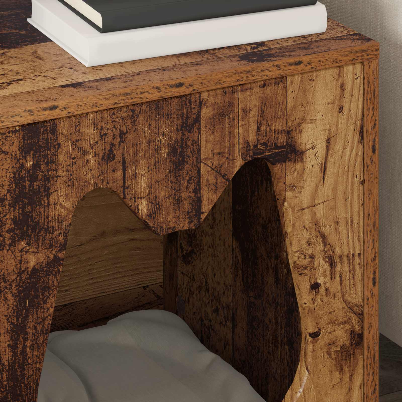 Casa per Gatti Legno vecchio 42.5 x 40 x 52.5 cm 8000696