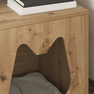 Casa per Gatti Rovere Artigianale 42.5 x 40 x 52.5 cm 8000697