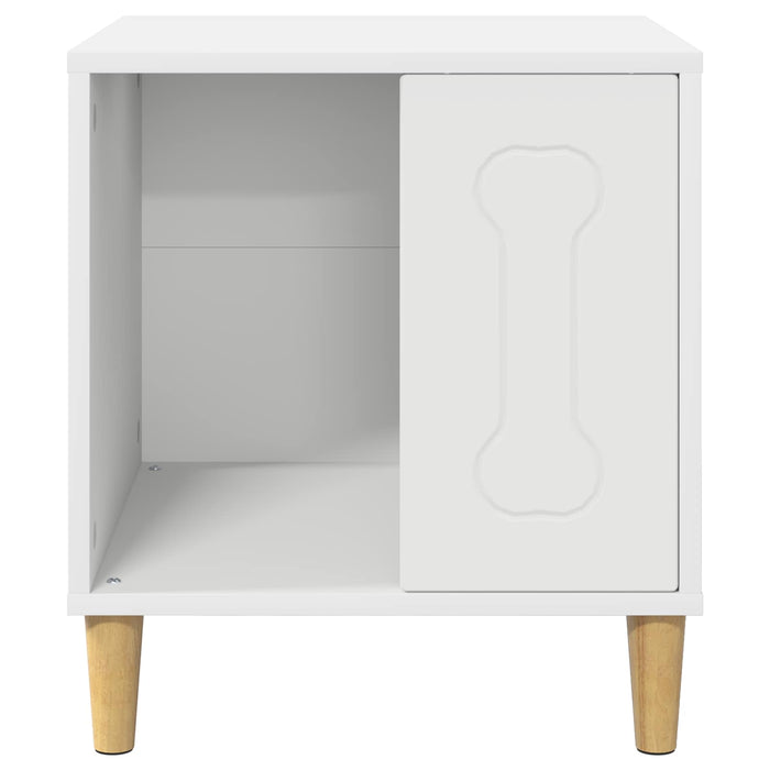 Cuccia per cani Bianco 44 x 42 x 49 cm Legno multistrato 8000698