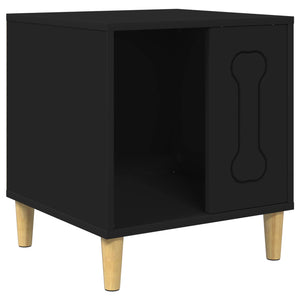 Cuccia per cani Nero 44 x 42 x 49 cm Legno multistrato 8000699