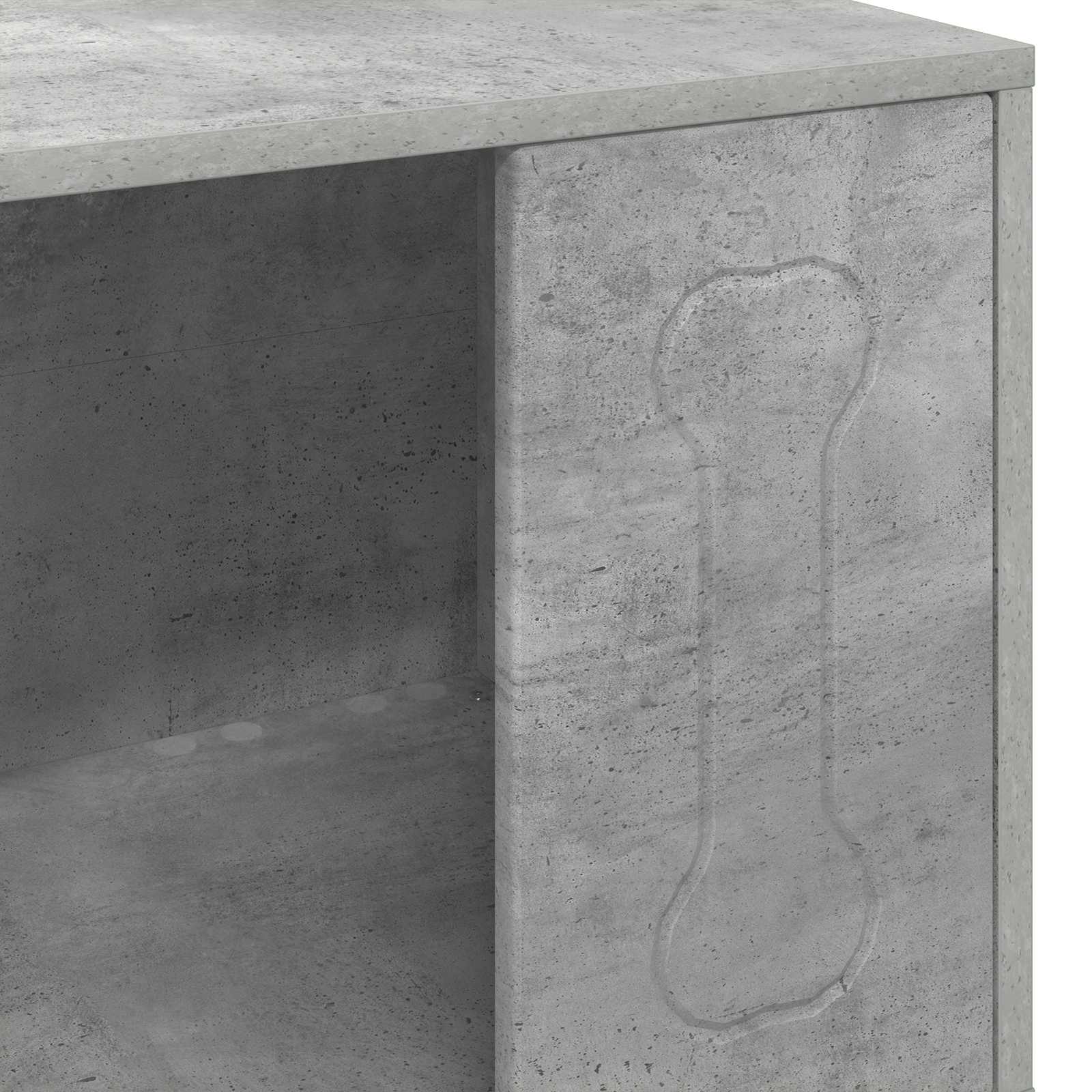 Cuccia per cani Calcestruzzo 44 x 42 x 49 cm Legno multistrato 8000701