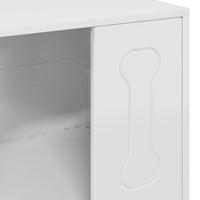 Cuccia per cani Bianco Lucido 44 x 42 x 49 cm Legno multistrato 8000702