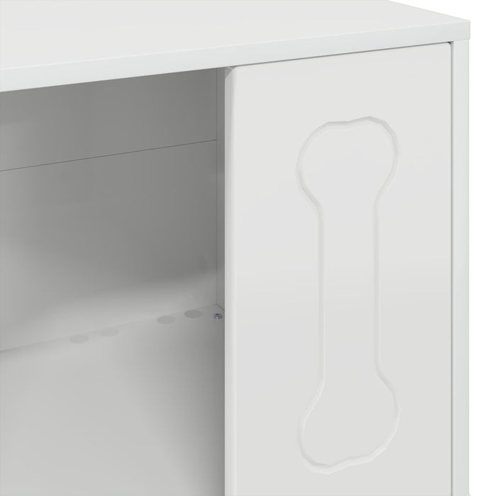 Cuccia per cani Bianco Lucido 44 x 42 x 49 cm Legno multistrato 8000702