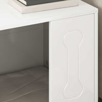 Cuccia per cani Bianco Lucido 44 x 42 x 49 cm Legno multistrato 8000702