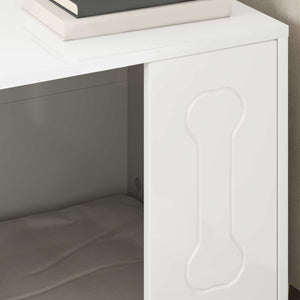 Cuccia per cani Bianco Lucido 44 x 42 x 49 cm Legno multistrato 8000702