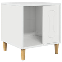 Cuccia per cani Bianco Lucido 44 x 42 x 49 cm Legno multistrato 8000702