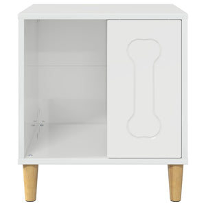 Cuccia per cani Bianco Lucido 44 x 42 x 49 cm Legno multistrato 8000702