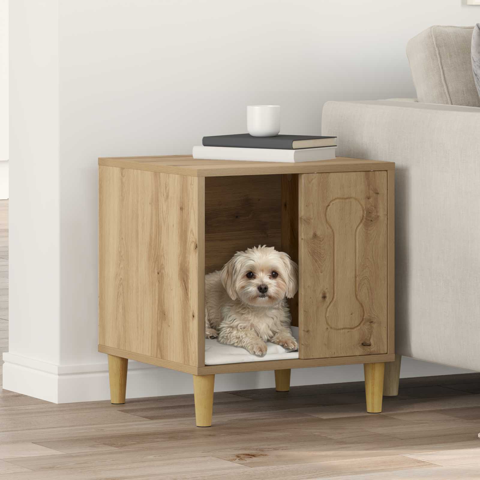 Cuccia per cani Rovere Artigianale 44 x 42 x 49 cm 8000706
