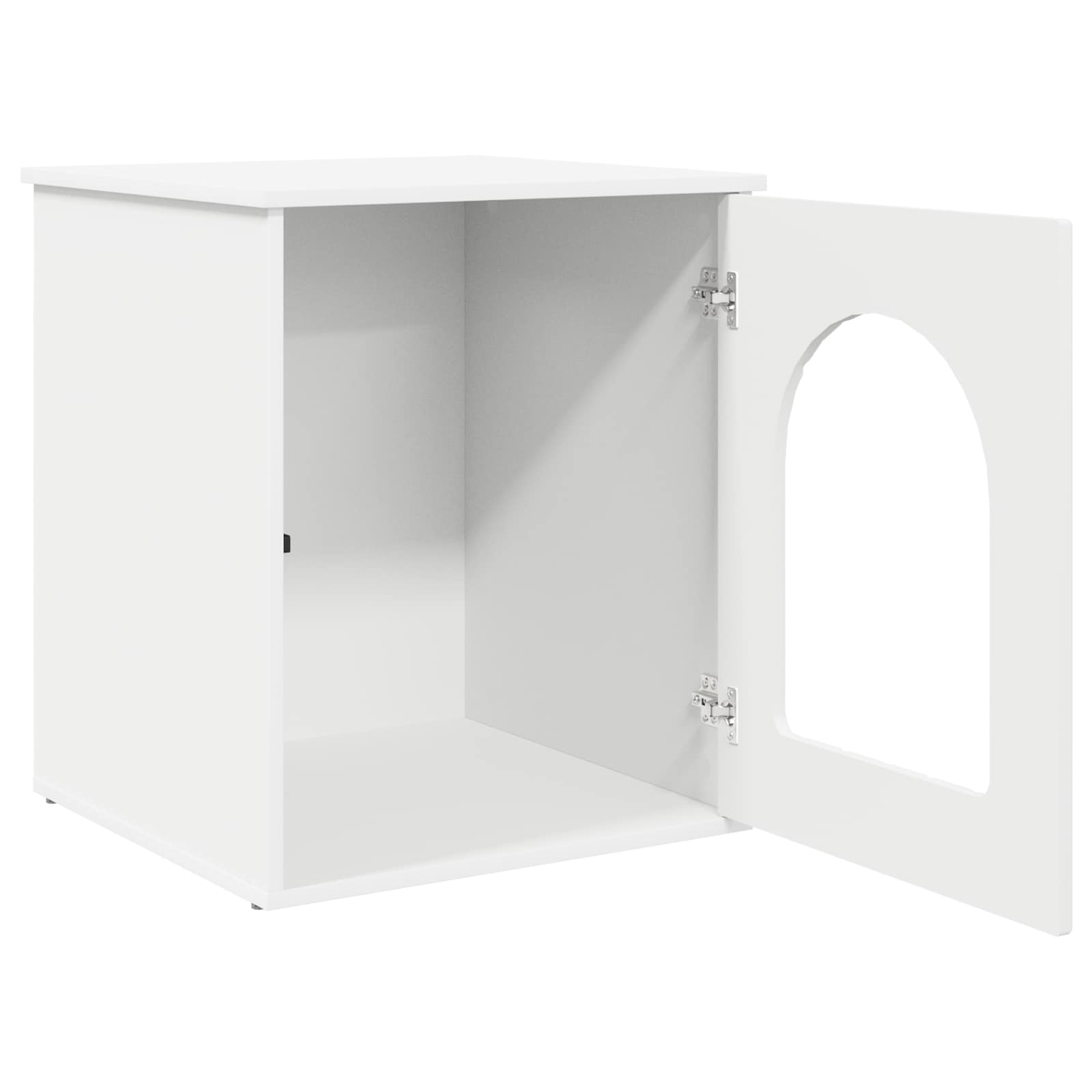 Casa per Gatti Bianco 53 x 52 x 60 cm Legno multistrato 8000707