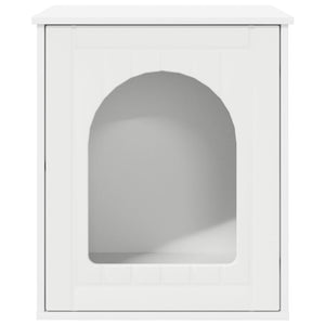 Casa per Gatti Bianco 53 x 52 x 60 cm Legno multistrato 8000707