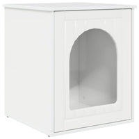 Casa per Gatti Bianco Lucido 53 x 52 x 62 cm Legno multistrato 8000711