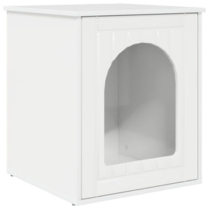 Casa per Gatti Bianco Lucido 53 x 52 x 62 cm Legno multistrato 8000711