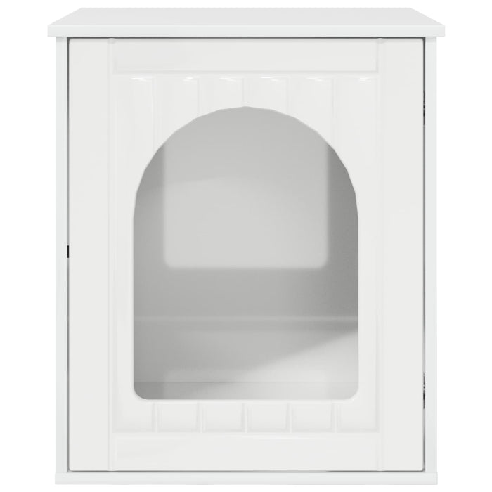 Casa per Gatti Bianco Lucido 53 x 52 x 62 cm Legno multistrato 8000711