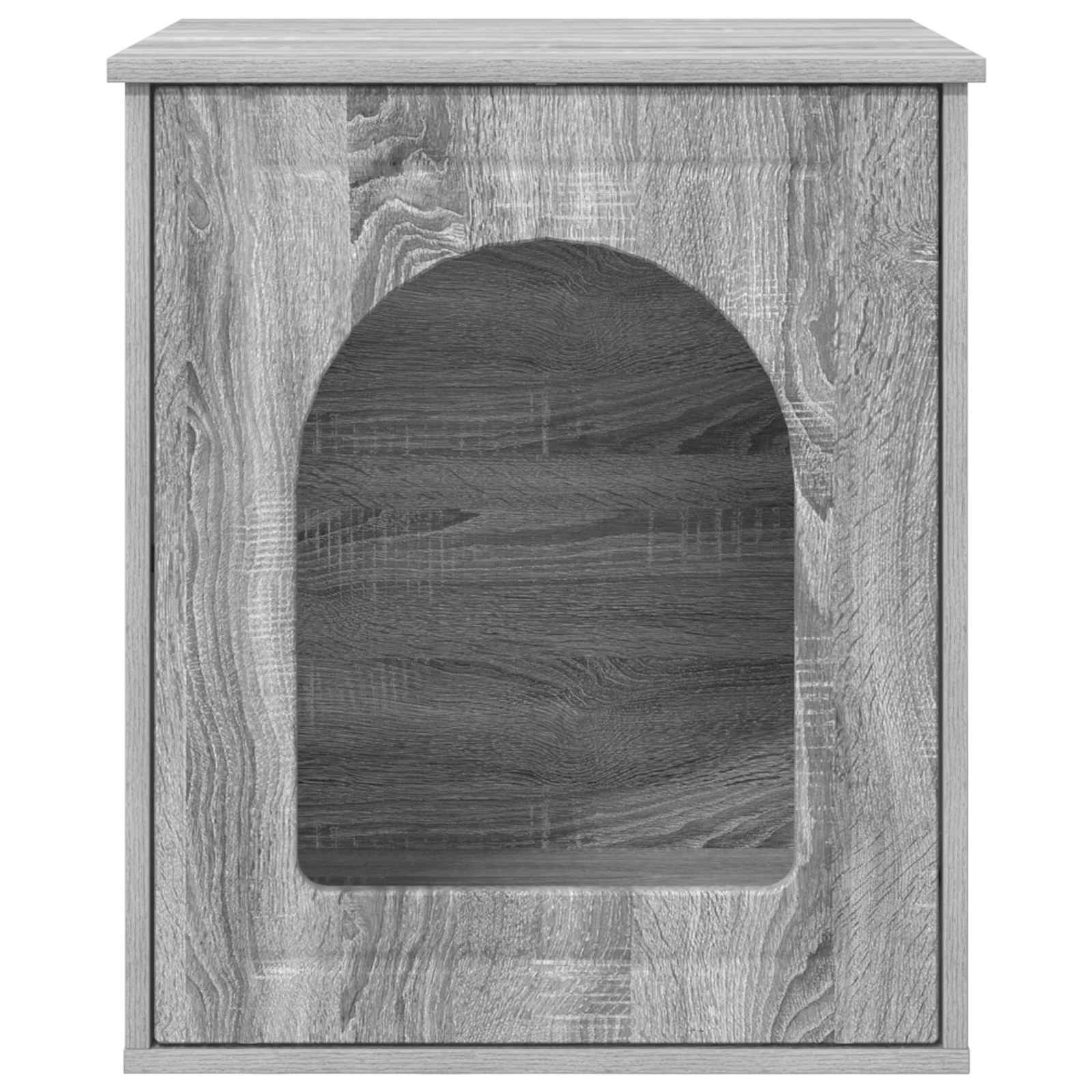 Casa per Gatti Grigio Sonoma 53 x 52 x 62 cm Legno multistrato 8000713