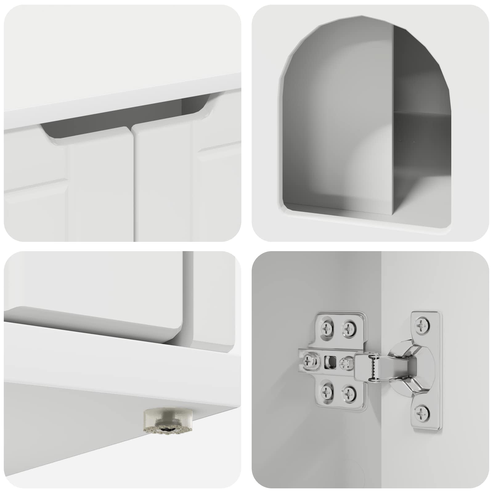 Casa per Gatti Bianco 85 x 55 x 50 cm Legno multistrato 8000716