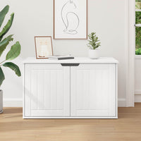 Casa per Gatti Bianco 85 x 55 x 50 cm Legno multistrato 8000716