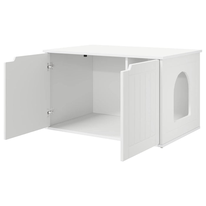 Casa per Gatti Bianco 85 x 55 x 50 cm Legno multistrato 8000716