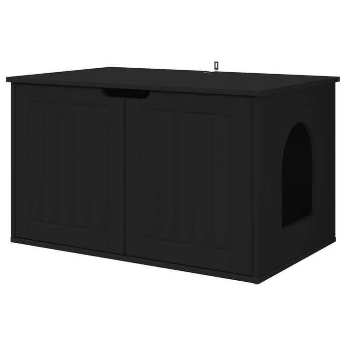 Casa per Gatti Nero 85 x 55 x 53,5 cm Legno multistrato 8000717