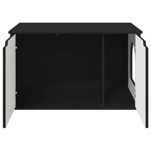 Casa per Gatti Nero 85 x 55 x 53,5 cm Legno multistrato 8000717