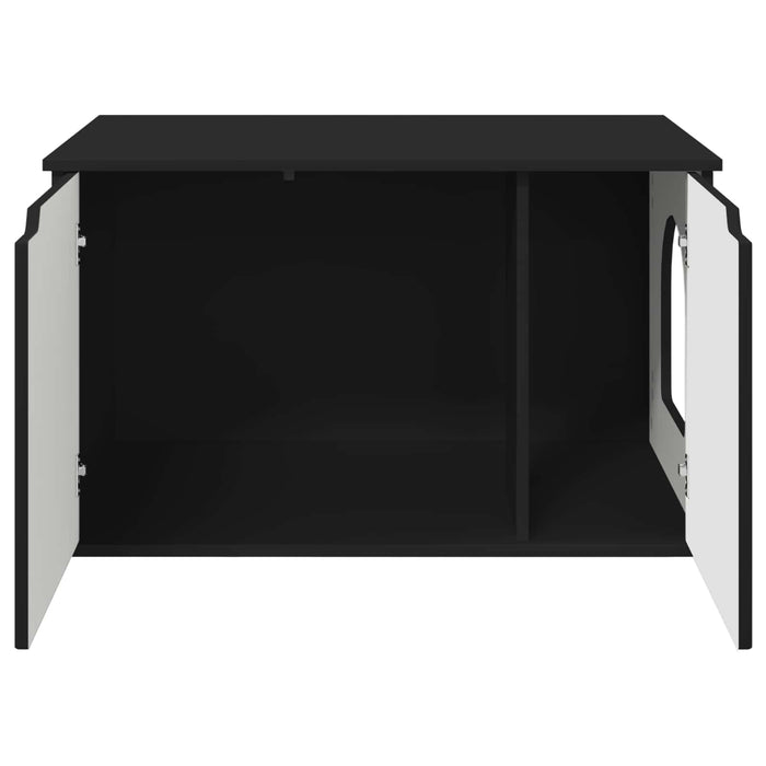 Casa per Gatti Nero 85 x 55 x 53,5 cm Legno multistrato 8000717