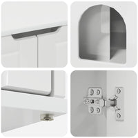 Casa per Gatti Bianco Lucido 85 x 55 x 53,5 cm 8000720